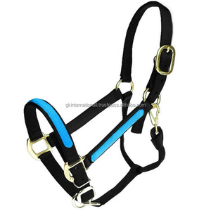 OEM Equestrian Manufacturer Horse Halter Nylon Workout Available in All Colors Horse Halters and Lead Ropes - Product Image 1