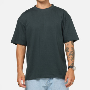 Camiseta de Gran Tamaño para Hombre, Diseño Moderno, Fabricante de Pakistán, Venta al por Mayor OEM/ODM, 100% Algodón, Color Personalizado - Product Image 1
