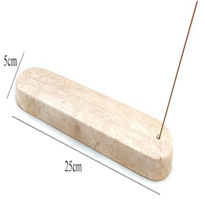 Marble <b>Incense</b> <b>Holder</b> <b>Incense</b> Burner <b>holder</b> Travertine Rectangular <b>Incense</b> Stick <b>Holder</b> - Product Image 4