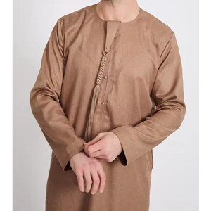 เสื้อโทบผู้ชายสั่งตัดได้ ขนาดตามต้องการ สวมใส่สบาย น้ำหนักเบา ผ้าไม่ยับ ระบายอากาศได้ดี แห้งเร็ว ทรงหลวม ขายดี ชุดมุสลิมแบบดั้งเดิม - Product Image 5