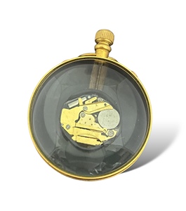 Reloj de Pared Art Deco de Latón Vintage, Estilo Antiguo, Decorativo de Lujo, Clásico, Ecológico, Funciona con Batería, Mecánico - Product Image 3