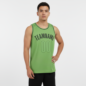 Camisetas de Baloncesto con Diseño Personalizado, Impresión por Transferencia de Calor, Malla 100% Poliéster, Elásticas en Cuatro Direcciones, Unisex, Adulto, Sin Mangas - Product Image 2