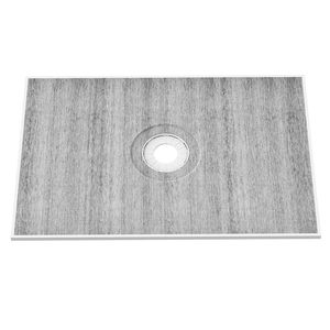 Kit per Doccia Leggero in EPS 122x183 cm con Scarico Centrale da 16 cm e 2 Piatto Doccia Impermeabili, Kit di Installazione - Product Image 1