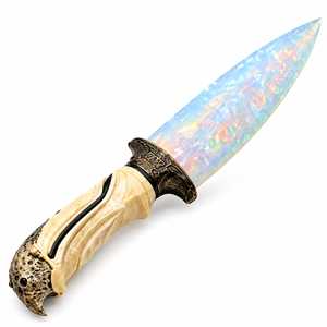 Athanase en opalite artisanale en gros avec manche en forme d'aigle pour les boutiques spirituelles - Product Image 1