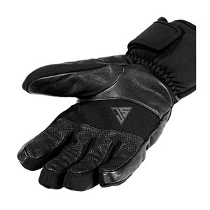 Gants de ski pour hommes en cuir/tissu imperméable coupe-vent à doigts séparés, chauds pour l'hiver, compatibles écran tactile – Vente chaude usine, personnalisables - Product Image 6