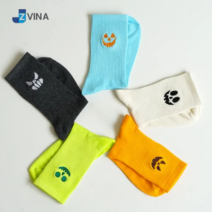 Custom Halloween Crew <b>Socks</b> Men Anti-Bacterial Spandex Knitted Breathable Patterned <b>Winter</b> Daily Wear - Product Image 4