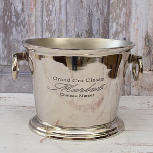 Casted Aluminum Ice <b>Buckets</b> Aluminum Wine Cooler Champagne Bottle Stand - Product Image 3