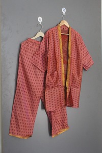 Conjunto de Pijama Kimono de Seda Estampado Ligero y Cómodo para Mujer, Venta al por Mayor - Product Image 4