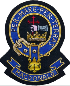 Parche Bordado Personalizado de Lujo en 3D, de Fieltro No Tejido con Hilo Metálico, para Blazer, con Bordado del Escudo Oficial - Product Image 1