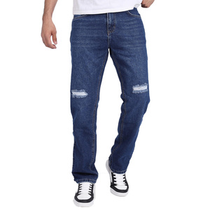 Jeans de Mezclilla de Pierna Recta para Hombre, Calidad Premium, Corte Regular, Interior Suave, Diseño Medio con Botones, Comodidad Durante Todo el Día, Transpirables, Otoño - Product Image 1