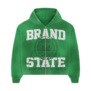 Chándales Unisex 100% Algodón Verde de Alto Gramaje 500 GSM, Cómodos, con Diseño de Logotipo Serigrafiado, Tallas Grandes, Ideales para Otoño 2026 - Product Image 5