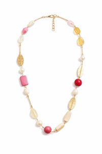 Bohemian Handmade Geometric Glass Beaded Necklace Gold Plated Unisex Party Jewelry Gift - Product Image 6