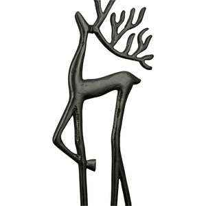 Figura de Reno Navideño de Aluminio de Peso Pesado con Recubrimiento de Plata Electrochapado para Suministro al por Mayor - Product Image 2