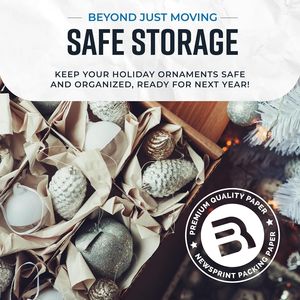 Carta da Giornale 15lb Prodotta negli USA, 68,5 cm x 43,2 cm, 480 Fogli - Fornitura Essenziale per Traslochi - Fogli di Carta da Giornale per Imballaggio - Product Image 5