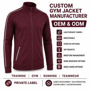 Men's Maroon Full-Zip Sporty Racer <b>Jacket</b> With <b>Silver</b> Stripes And Side Pockets Breathable Polyester Training <b>Jacket</b> Autumn Wear - Product Image 3