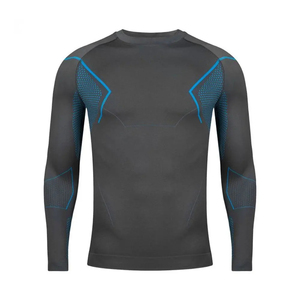 Conjunto Deportivo de Compresión para Gimnasio, Nuevo Diseño Unisex, Estampado Invernal, Transpirable, de Secado Rápido, 2 Piezas, Manga Larga, para Entrenamiento - Product Image 2