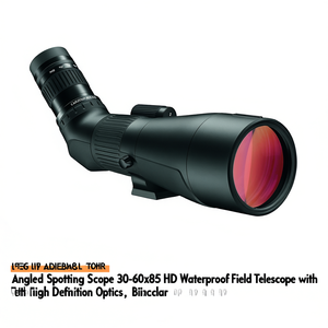 กล้องส่องทางไกลแบบมุมมองเอียง 30-60x85 HD กันน้ำ พร้อมเลนส์ความละเอียดสูง - Product Image 2