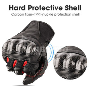 Guantes de Carreras de Primera Calidad para Pilotos Profesionales |   Resistente a Impactos |   Cuero de malla transpirable |   Diseño Personalizable | - Product Image 4