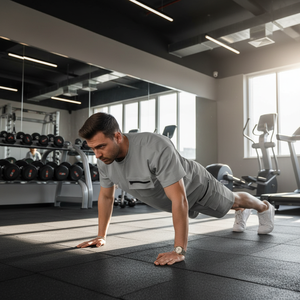 Ensemble de survêtement unisexe en coton tricoté 100 % respirant et écologique pour l'été – Tenue décontractée légère de couleur unie pour le sport - Product Image 6