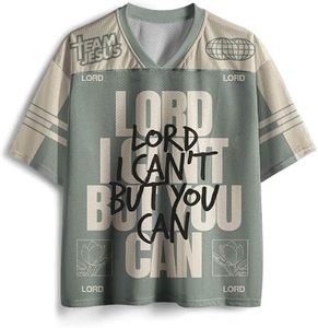 เสื้อฟุตบอลคอวีทรงหลวมแขนยาวพิมพ์ลายตัวอักษรสำหรับผู้ใหญ่ทุกเพศทุกวัยเสื้อกีฬาโพลีเอสเตอร์ทุกฤดูกาล - Product Image 5