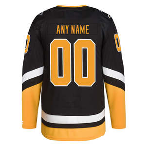 Maillot de hockey sur glace uni grande taille vierge pour sublimation 100 % polyester personnalisable nom d'équipe respirant séchage rapide haute performance - Product Image 6