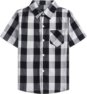 เสื้อเชิ้ตแขนสั้นเด็กชาย ผ้าฝ้ายทอ 100% คุณภาพสูง ระบายอากาศได้ดี ปรับแต่งได้ สวมใส่สบายๆ ในฤดูร้อน - Product Image 6