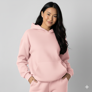 Sudadera con Capucha Extra Grande de Algodón 100% para Mujer, de Alta Calidad, Transpirable, Modelo 2026 - Product Image 2