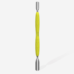 UNIQ-11 TYPE 2 Staleks Repousse-cuticules biseautés et à boucle, double extrémité, avec poignée en silicone souple, outils de manucure pour le retrait du vernis gel - Product Image 1