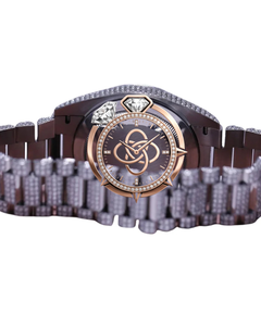 Luxury VVS Moissanite <b>Diamond</b> <b>Watch</b> Men Full Iced Out Stainless Steel Bracelet <b>Watch</b> - Product Image 4