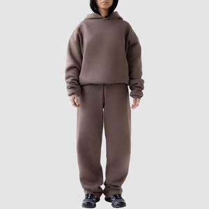 Manufacture High Quality Custom Size <b>Tracksuits</b> Jogging Suits Oversized Pullover Women <b>Tracksuit</b> - Product Image 1