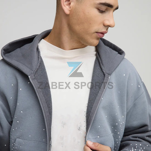 Sudadera con Pedrería Personalizada para Hombre, Sudadera con Pedrería de Alta Calidad para Hombre, Prenda Moderna - Product Image 5