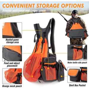 Chaleco de caza de lona de algodón de calidad para perros y gatos, chaleco ligero para adiestramiento de dummy, chaleco de cetrería de calidad para entrenamiento de mascotas - Product Image 6