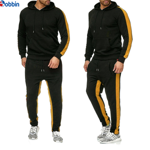 Sudadera con Capucha y Pantalones Deportivos de Manga Larga 2 en 1 para Hombre, Estilo Urbano, Transpirable, de Secado Rápido, Ligero, Estampado, Sólido y de Gran Peso - Product Image 4