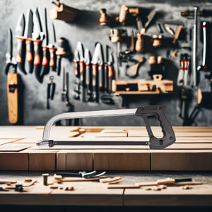 Scie à métaux à lame 24TPI pour le bricolage Outil de scie à main industriel pour le métal et le plastique - Product Image 1