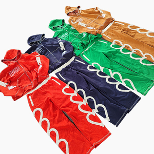 Ensemble tissé décontracté pour homme, style hip-hop, hiver, uni, personnalisé, deux pièces, 100% laine, séchage rapide, qualité supérieure, fabriqué au Pakistan - Product Image 1