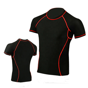 Nuevo Diseño de Rashguard para Hombre MMA, Transpirable, de Secado Rápido, Ecológico, de Poliéster/Nailon, Bajo MOQ, Venta al Por Mayor - Product Image 4