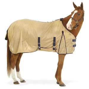 <b>Horse</b> Softmesh Fly Sheet With Belly <b>Band</b> Waterproof Oxford Fabric Turnout Rug All Seasons Outdoor Use - Product Image 1