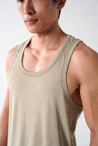 Men's Sleeveless white ribbed tank top mens Shapewear undershirt gym Vest Top <b>Athletic</b> Tank Top Men - Product Image 3
