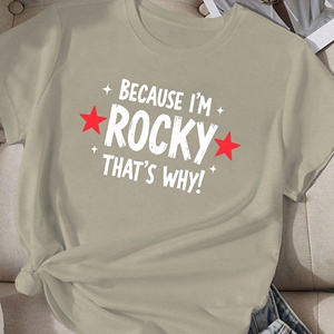 ดาวเพราะฉันร๊อคกี้นั่นเป็นเหตุผลว่าทำไมเสื้อยืดผู้หญิงถึงใส่สบาย - Product Image 3