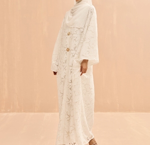 New 2026 Dubai Beautiful Dubai Traditional Islamic Women's Saudi Arabian Abaya Spring Polyester Breathable Ankle Length Muslim - Product Image 5