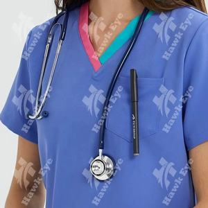 Uniforme Quirúrgico Personalizado con Logotipo para Hombres y Mujeres, Uniforme Médico de Enfermería, Conjunto de Pantalones Jogger y Blusa - Product Image 5