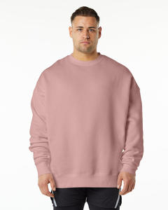 Sudadera de Cuello Redondo para Hombre, Color Gris Claro, Mezcla de Poliéster/Algodón, Estilo Casual Otoñal, Corte Regular - Product Image 2