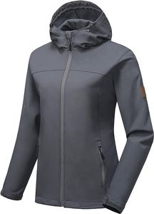 Chaqueta Softshell para Mujer con Capucha, Impermeable, Transpirable, Cortavientos, Ligera, para Invierno y Actividades al Aire Libre - Product Image 6