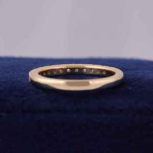 9K Rose Gold IGI Certified Lab Grown CVD Brilliant Cut <b>Diamond</b> Ethnic Design Gold Plated <b>Ring</b> VS1 F Color Womens Jewelry OEM ODM - Product Image 2