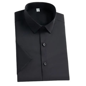 Camisa Elegante de Manga Corta para Hombre, Última Moda de Verano, Alta Calidad, Venta al Por Mayor, Diseño Personalizado OEM, Satén Ecológico Formal - Product Image 4