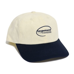 หมวกเบสบอลผ้าทวิลล์คอตตอน 100% สองสี ปักโลโก้ตามสั่ง หมวกทรงแด๊ด ปรับขนาดได้ ทรงวินเทจ ไม่เสริมโครง ขายส่ง สำหรับทุกเพศ - Product Image 4