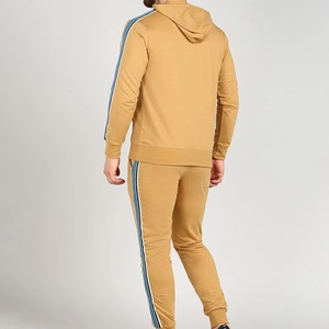 Survêtements à capuche de couleur unie, design hip-hop tendance, en molleton de coton biologique respirant, personnalisables - Product Image 2
