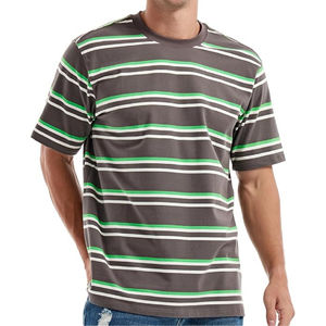 Camiseta Casual para Hombre, 100% Algodón, Tejido Grueso, Hombros Caídos, Color Sólido, Logotipo Personalizado, Secado Rápido, Transpirable, Ecológica - Product Image 1