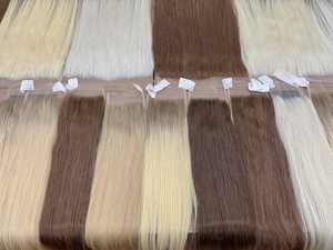 Offres de Noël !!! Extensions de cheveux vietnamiens 100% naturels, super soyeux et brillants, avec fermeture en dentelle droite et frontale, différentes couleurs - Product Image 3