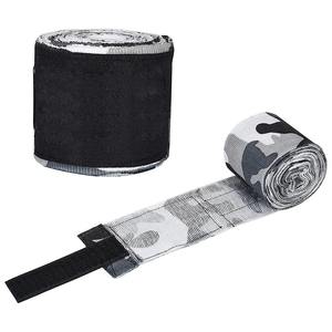Vendas de Boxeo con Estampado de Camuflaje Digital, Elásticas de Algodón, para MMA, Kickboxing, Artes Marciales, Soporte de Muñeca, Venta al por Mayor OEM - Product Image 5